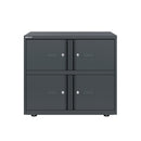 Bisley 800mm Wide Essentials Lodge - 4 Door Locker Cabinet - NWOF