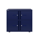 Bisley 800mm Wide Essentials Lodge - 4 Door Locker Cabinet - NWOF