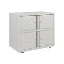 Bisley 800mm Wide Essentials Lodge - 4 Door Locker Cabinet - NWOF