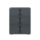 Bisley 800mm Wide Essentials Lodge - 6 Door Locker Cabinet - NWOF