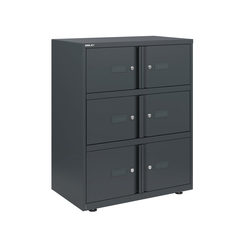 Bisley 800mm Wide Essentials Lodge - 6 Door Locker Cabinet