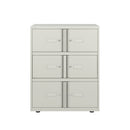 Bisley 800mm Wide Essentials Lodge - 6 Door Locker Cabinet - NWOF