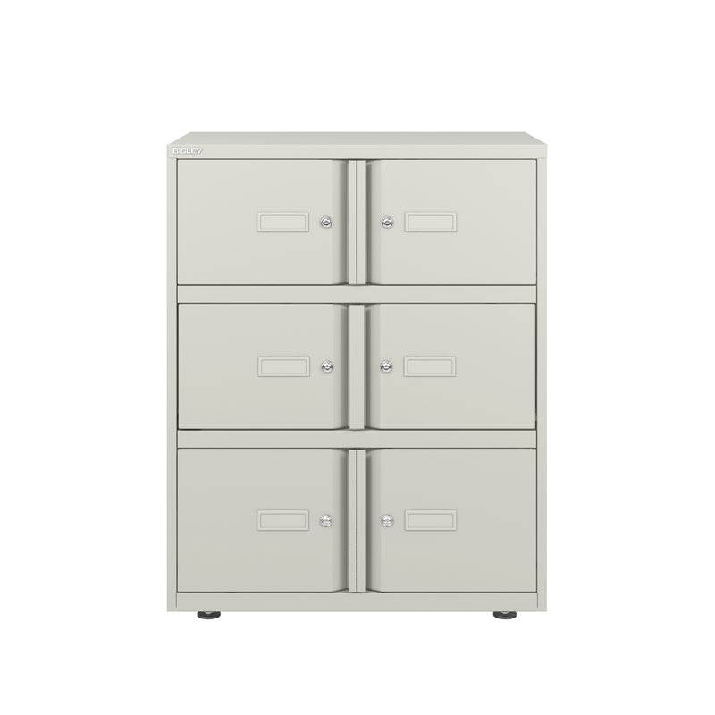 Bisley 800mm Wide Essentials Lodge - 6 Door Locker Cabinet