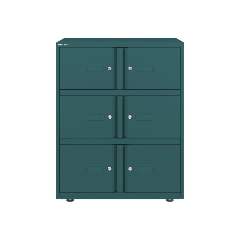 Bisley 800mm Wide Essentials Lodge - 6 Door Locker Cabinet