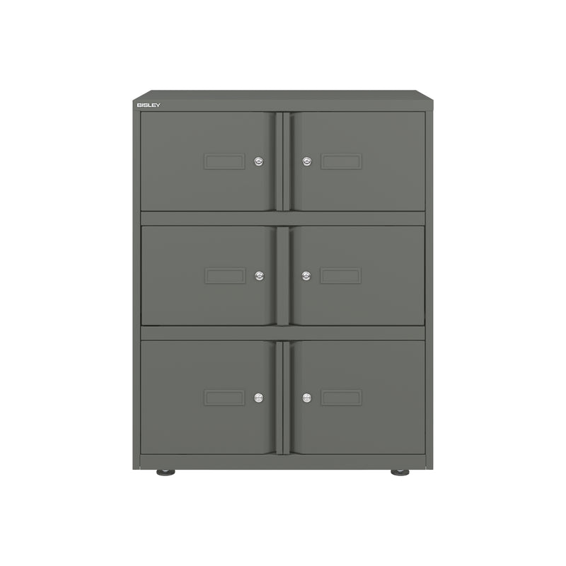 Bisley 800mm Wide Essentials Lodge - 6 Door Locker Cabinet