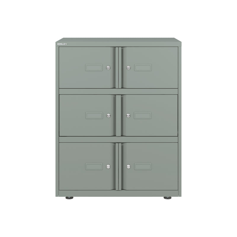 Bisley 800mm Wide Essentials Lodge - 6 Door Locker Cabinet