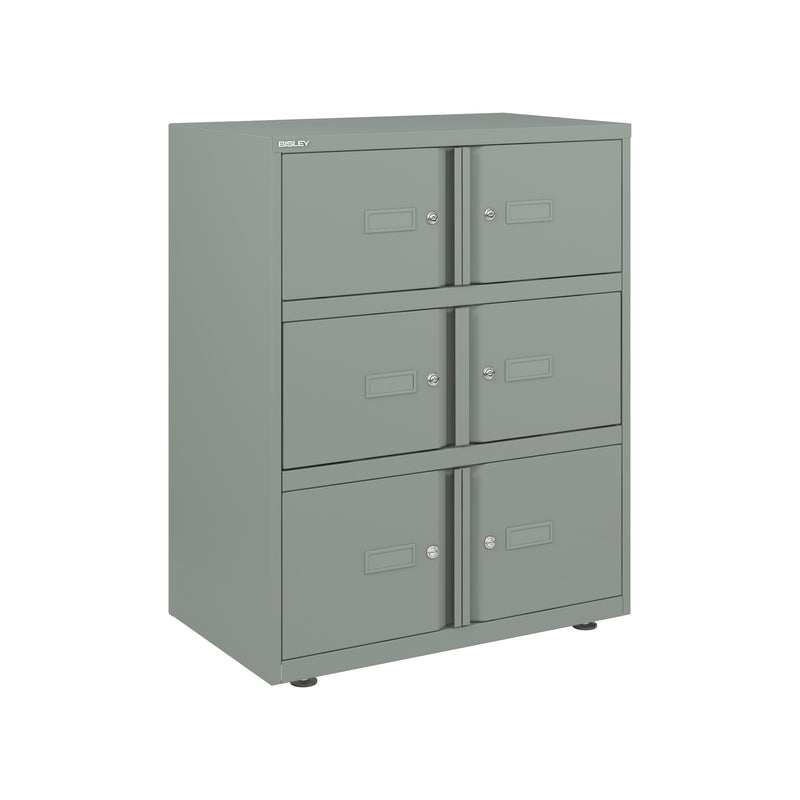 Bisley 800mm Wide Essentials Lodge - 6 Door Locker Cabinet