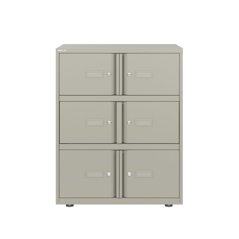 Bisley 800mm Wide Essentials Lodge - 6 Door Locker Cabinet