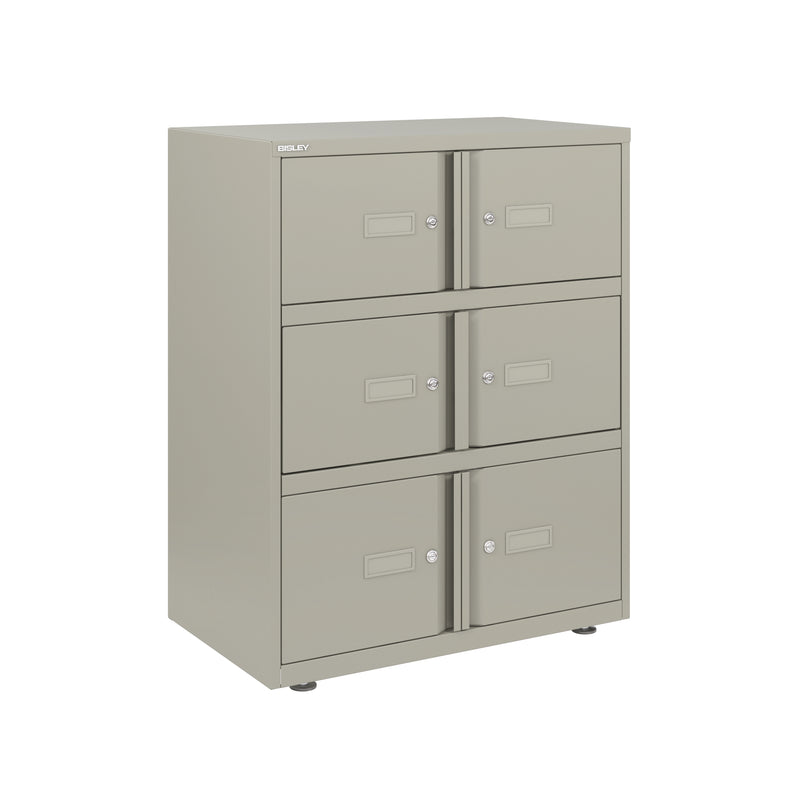 Bisley 800mm Wide Essentials Lodge - 6 Door Locker Cabinet