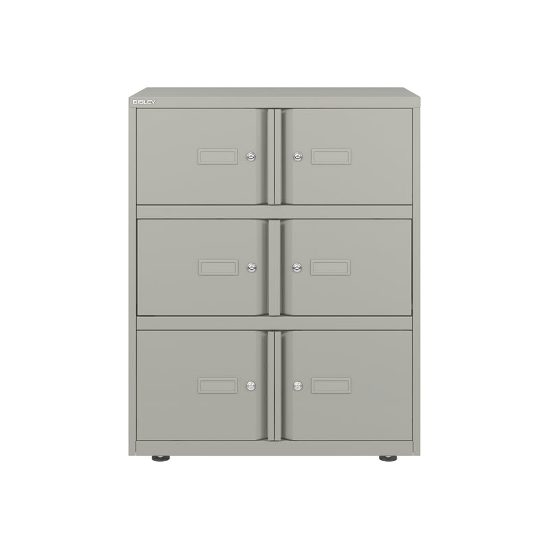 Bisley 800mm Wide Essentials Lodge - 6 Door Locker Cabinet