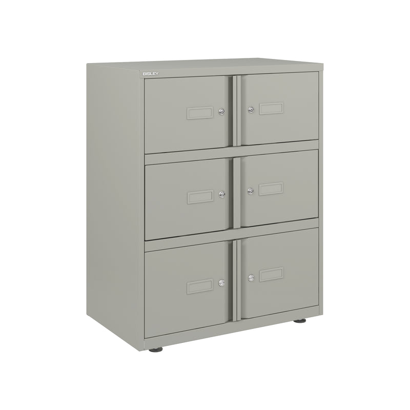 Bisley 800mm Wide Essentials Lodge - 6 Door Locker Cabinet