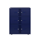 Bisley 800mm Wide Essentials Lodge - 6 Door Locker Cabinet - NWOF