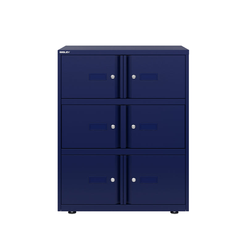 Bisley 800mm Wide Essentials Lodge - 6 Door Locker Cabinet