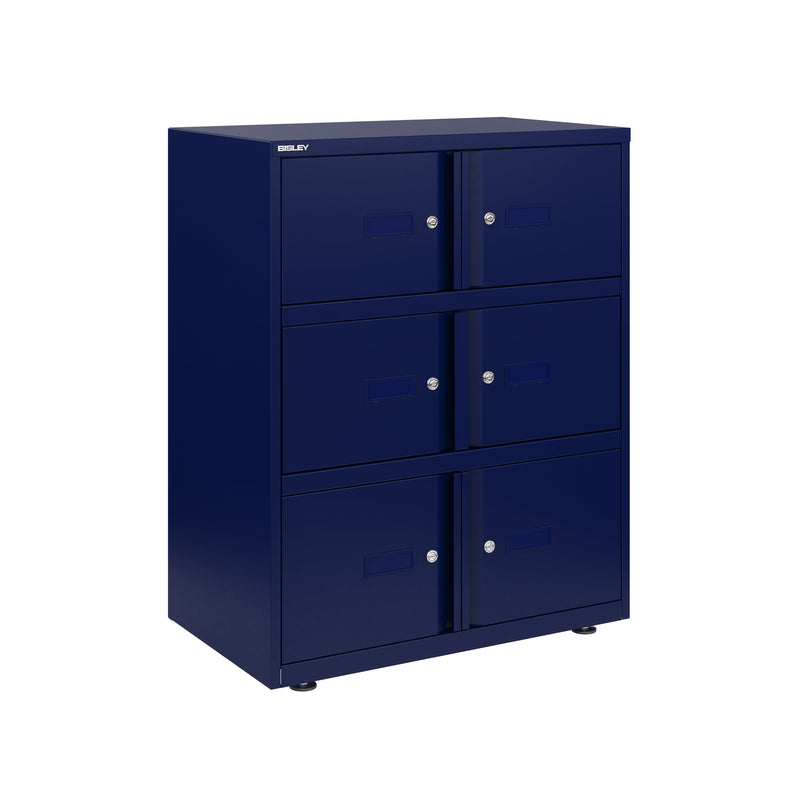 Bisley 800mm Wide Essentials Lodge - 6 Door Locker Cabinet