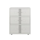 Bisley 800mm Wide Essentials Lodge - 6 Door Locker Cabinet - NWOF