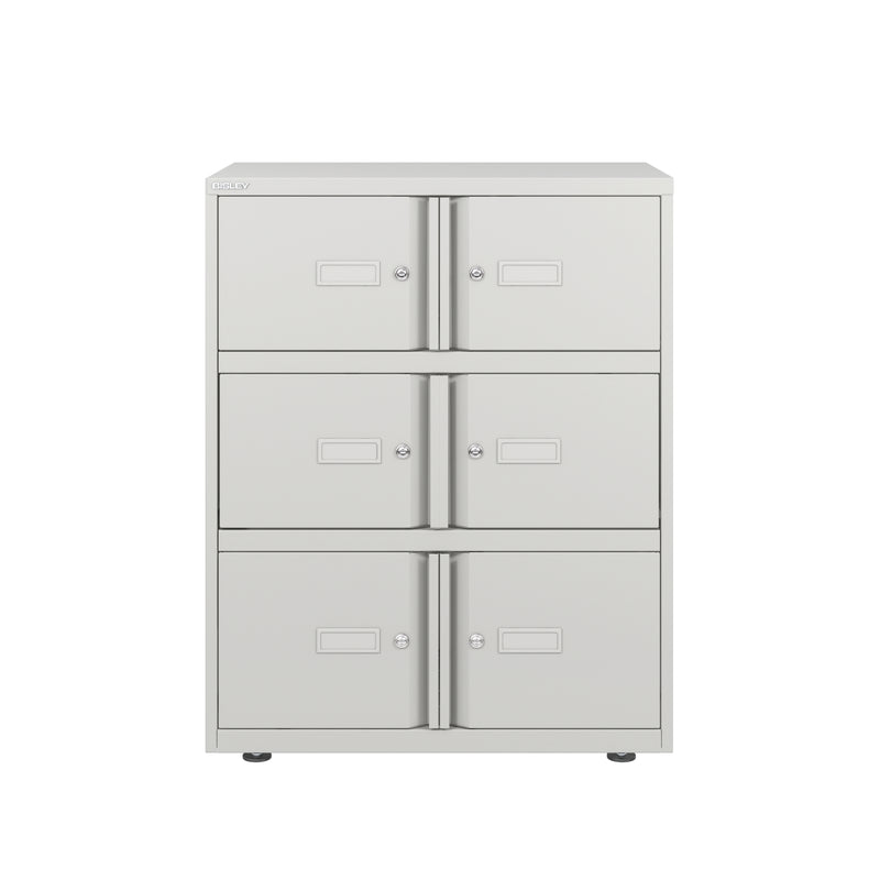 Bisley 800mm Wide Essentials Lodge - 6 Door Locker Cabinet