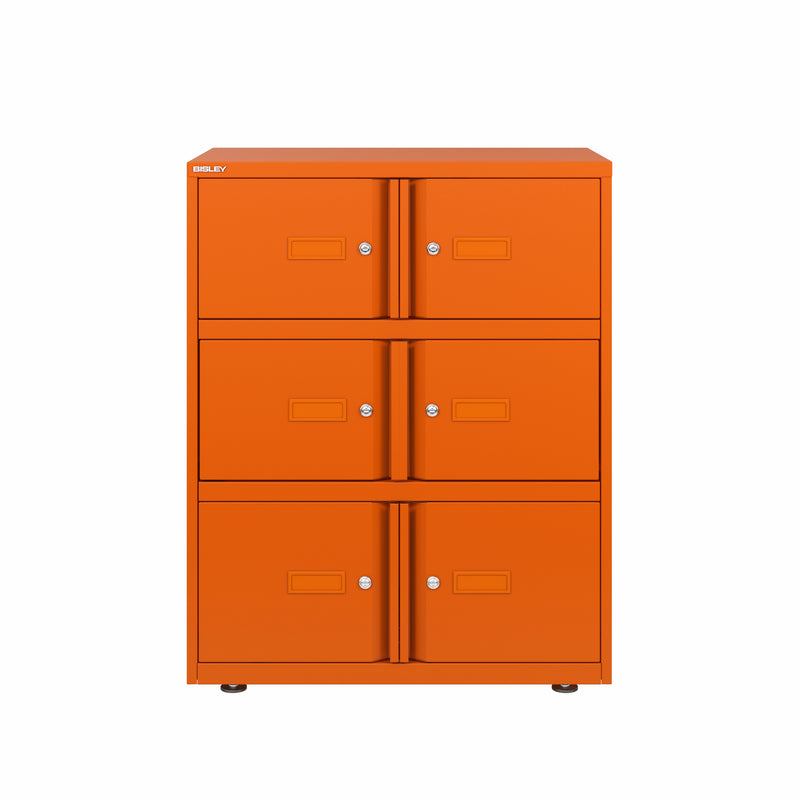 Bisley 800mm Wide Essentials Lodge - 6 Door Locker Cabinet