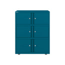 Bisley 800mm Wide Essentials Lodge - 6 Door Locker Cabinet - NWOF