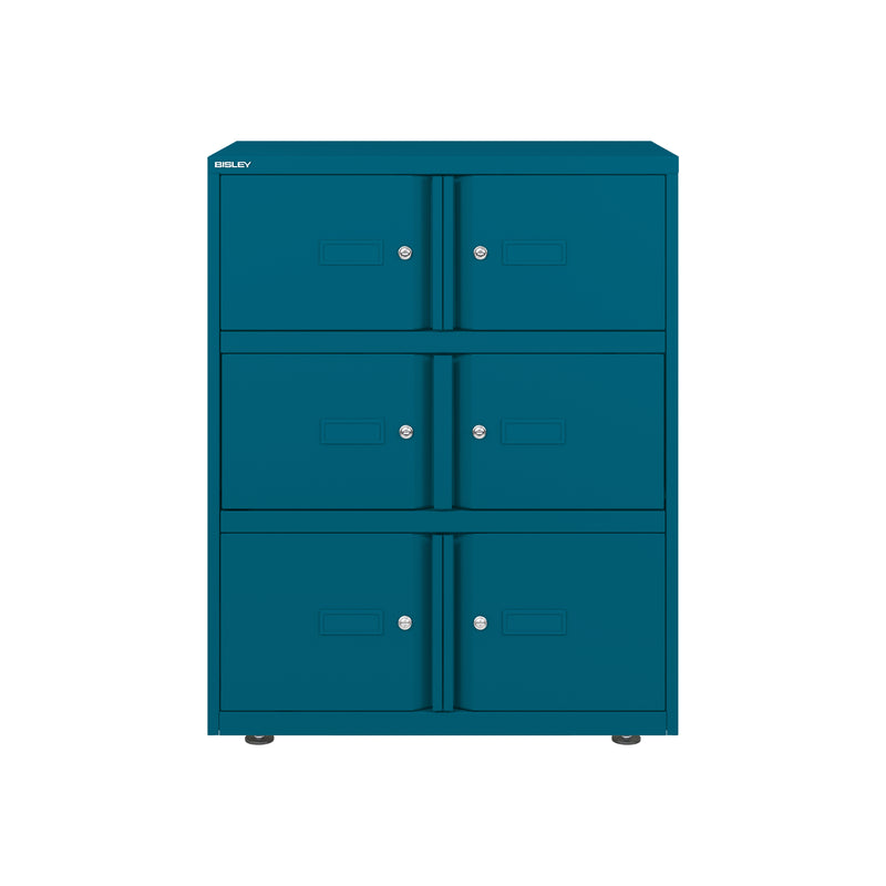 Bisley 800mm Wide Essentials Lodge - 6 Door Locker Cabinet