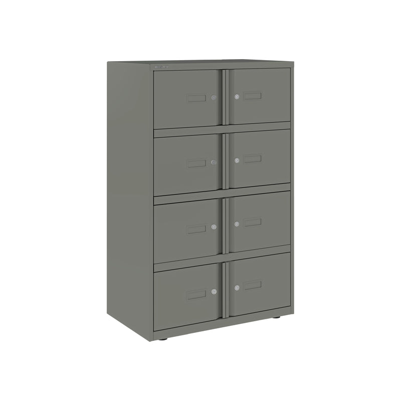 Bisley 800mm Wide Essentials Lodge - 8 Door Locker Cabinet