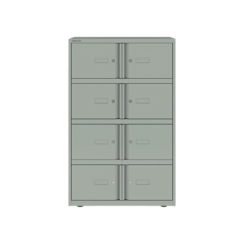 Bisley 800mm Wide Essentials Lodge - 8 Door Locker Cabinet