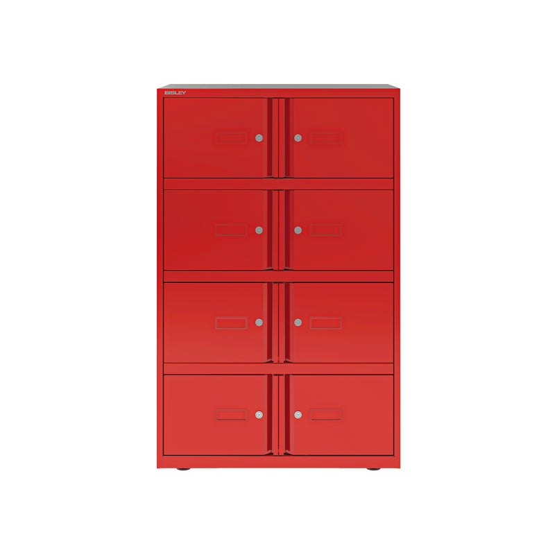 Bisley 800mm Wide Essentials Lodge - 8 Door Locker Cabinet