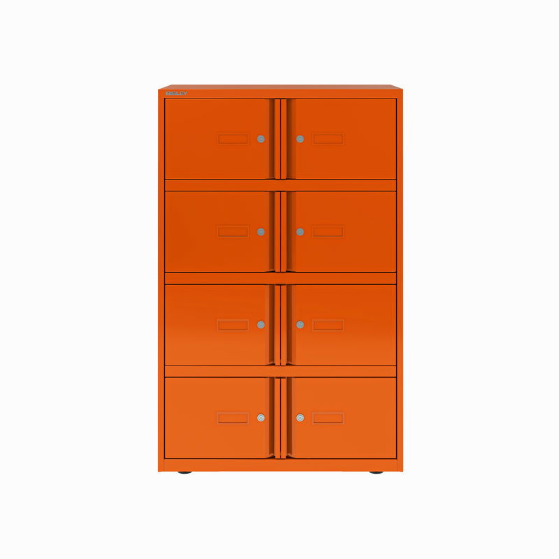 Bisley 800mm Wide Essentials Lodge - 8 Door Locker Cabinet