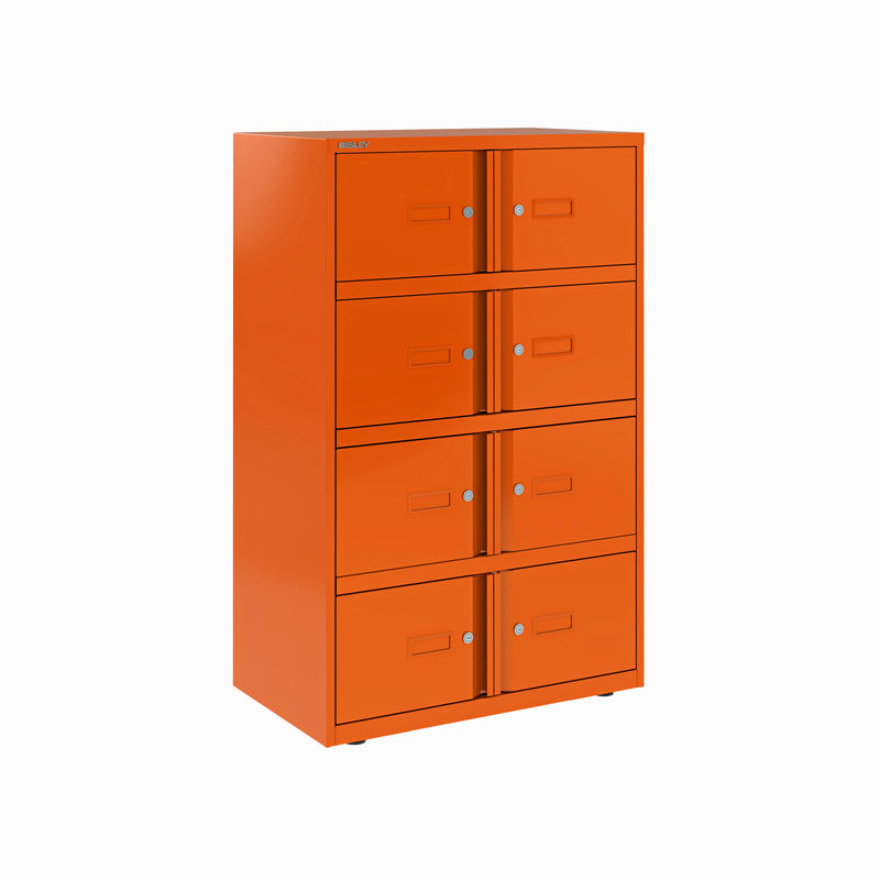 Bisley 800mm Wide Essentials Lodge - 8 Door Locker Cabinet