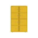 Bisley 800mm Wide Essentials Lodge - 8 Door Locker Cabinet - NWOF