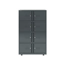 Bisley 800mm Wide Essentials Lodge - 8 Door Locker Cabinet - NWOF
