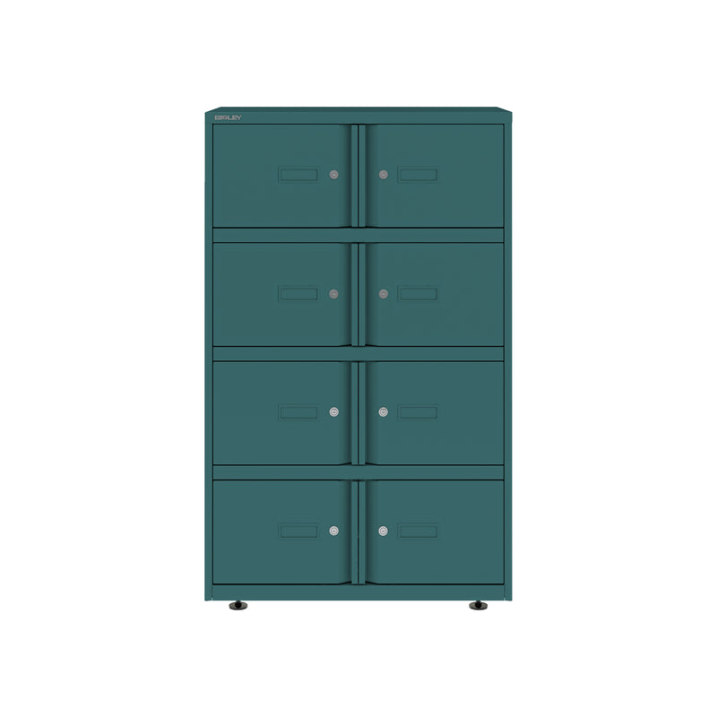 Bisley 800mm Wide Essentials Lodge - 8 Door Locker Cabinet