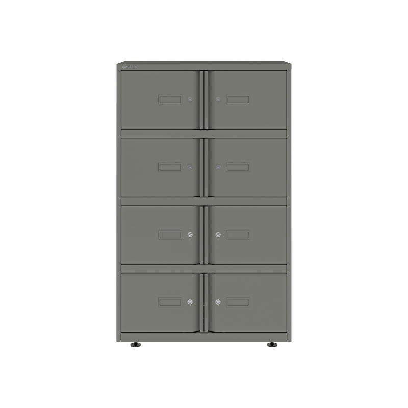 Bisley 800mm Wide Essentials Lodge - 8 Door Locker Cabinet