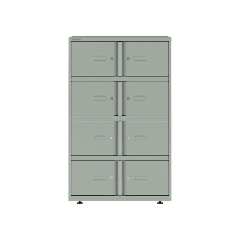 Bisley 800mm Wide Essentials Lodge - 8 Door Locker Cabinet