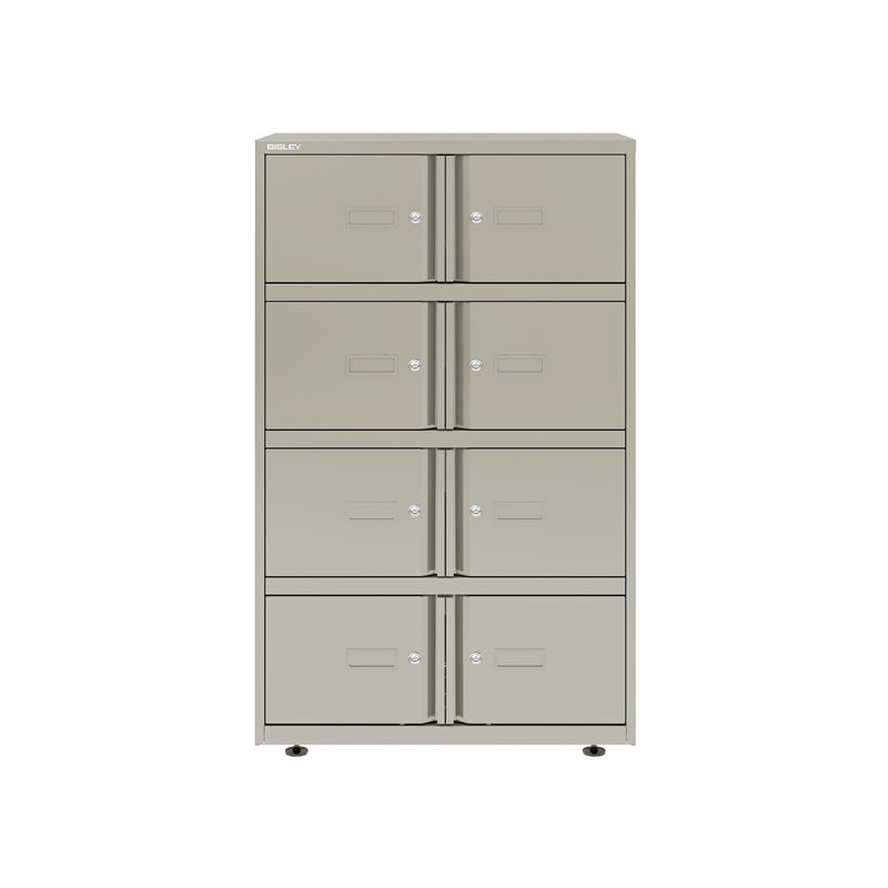 Bisley 800mm Wide Essentials Lodge - 8 Door Locker Cabinet