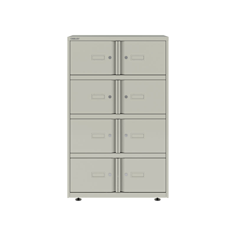 Bisley 800mm Wide Essentials Lodge - 8 Door Locker Cabinet