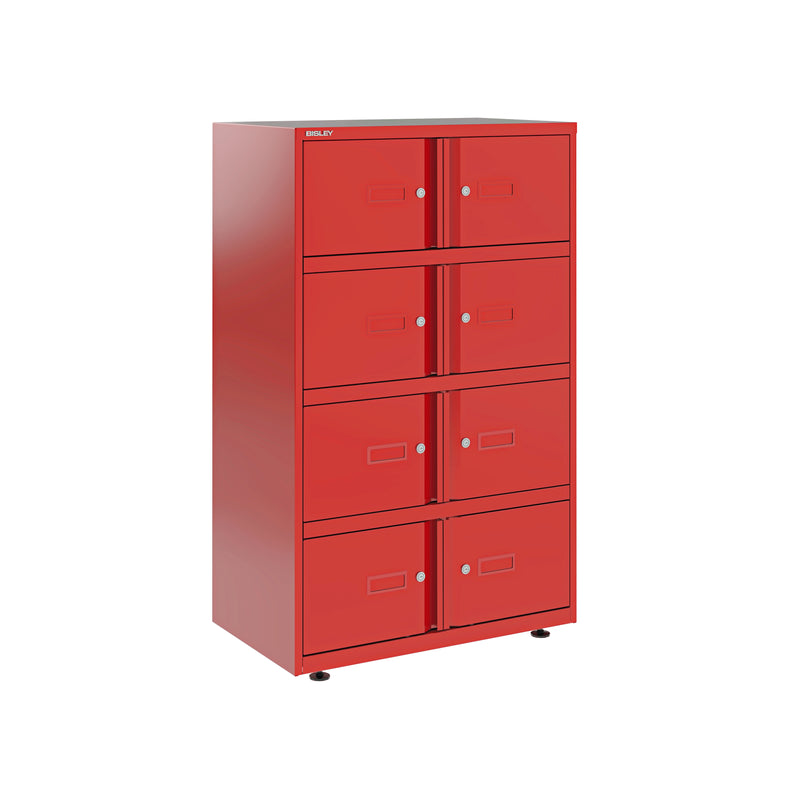 Bisley 800mm Wide Essentials Lodge - 8 Door Locker Cabinet