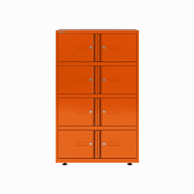 Bisley 800mm Wide Essentials Lodge - 8 Door Locker Cabinet