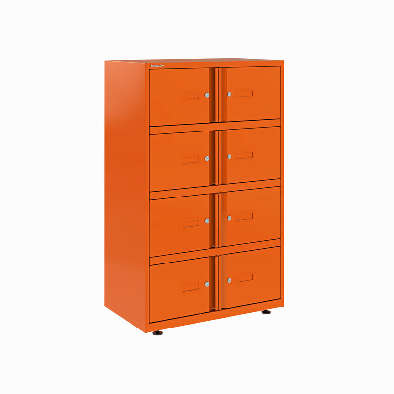 Bisley 800mm Wide Essentials Lodge - 8 Door Locker Cabinet