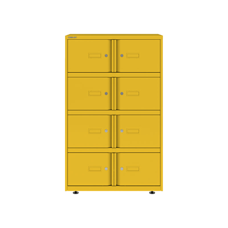 Bisley 800mm Wide Essentials Lodge - 8 Door Locker Cabinet