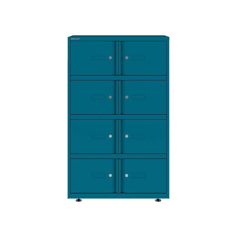 Bisley 800mm Wide Essentials Lodge - 8 Door Locker Cabinet