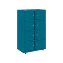 Bisley 800mm Wide Essentials Lodge - 8 Door Locker Cabinet - NWOF