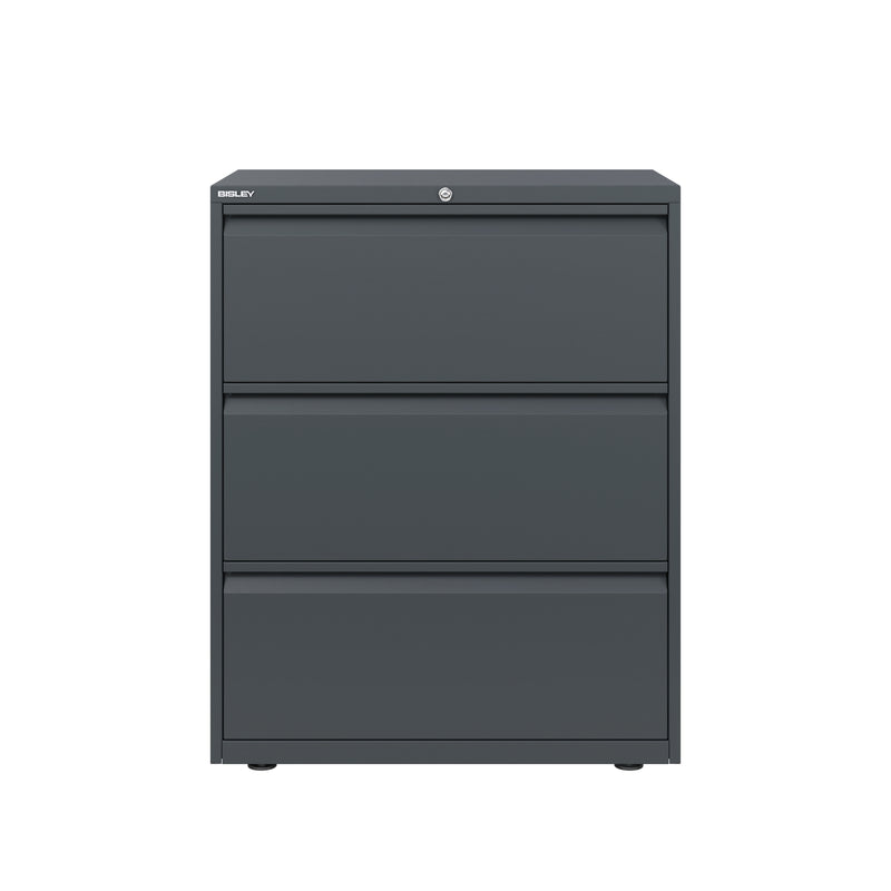 Bisley 800mm Wide Essentials 3 Drawer Side Filing Cabinet