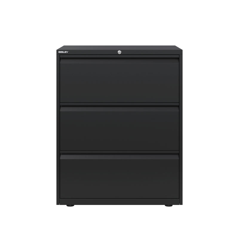 Bisley 800mm Wide Essentials 3 Drawer Side Filing Cabinet