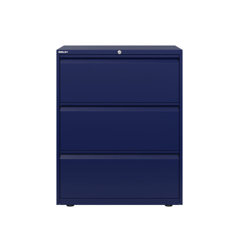 Bisley 800mm Wide Essentials 3 Drawer Side Filing Cabinet