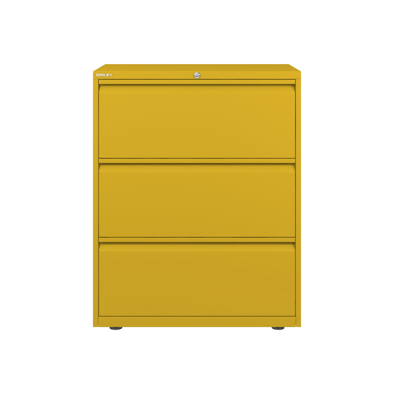 Bisley 800mm Wide Essentials 3 Drawer Side Filing Cabinet