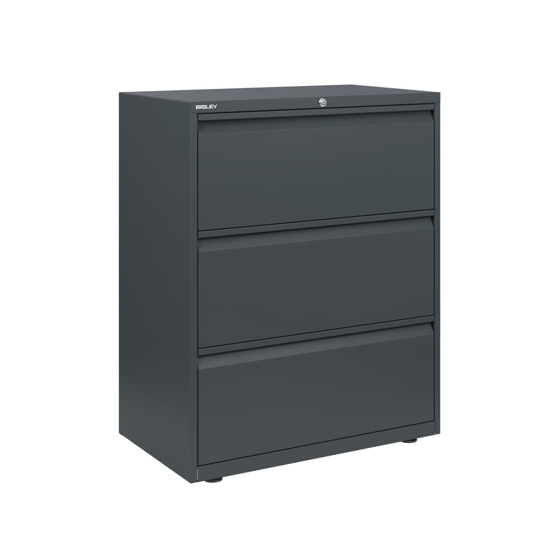 Bisley 800mm Wide Essentials 3 Drawer Side Filing Cabinet