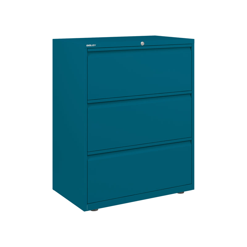 Bisley 800mm Wide Essentials 3 Drawer Side Filing Cabinet