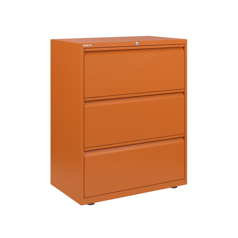 Bisley 800mm Wide Essentials 3 Drawer Side Filing Cabinet