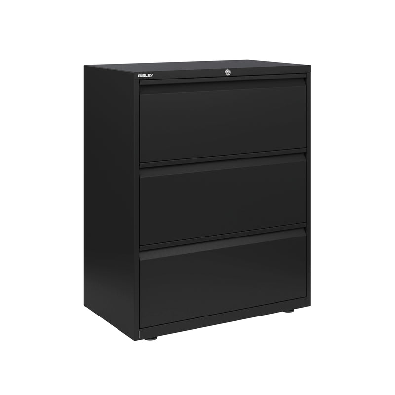 Bisley 800mm Wide Essentials 3 Drawer Side Filing Cabinet