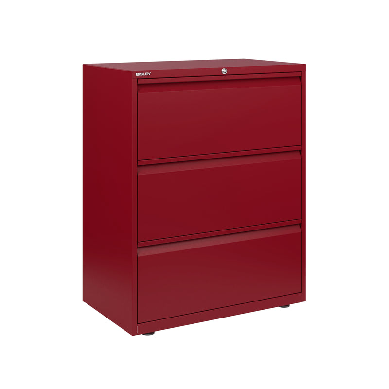 Bisley 800mm Wide Essentials 3 Drawer Side Filing Cabinet